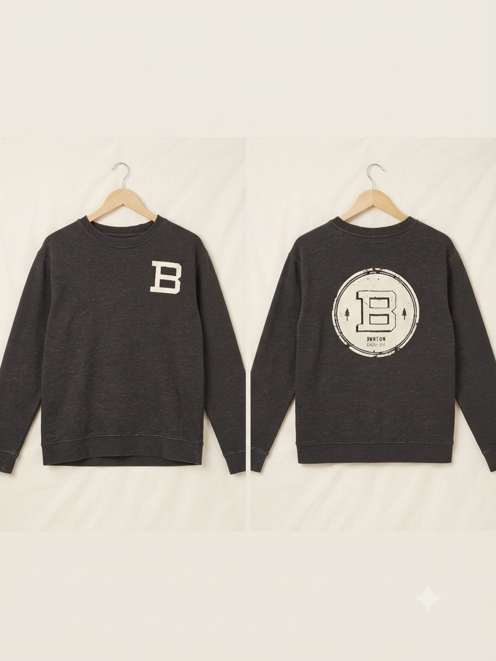 Burton - Charcoal Crewneck Sweatshirt